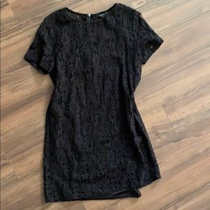 Black above the knee dress